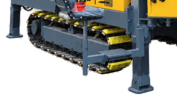 TSHC-1600 crawler undercarriage, cropped from the actual product photograph